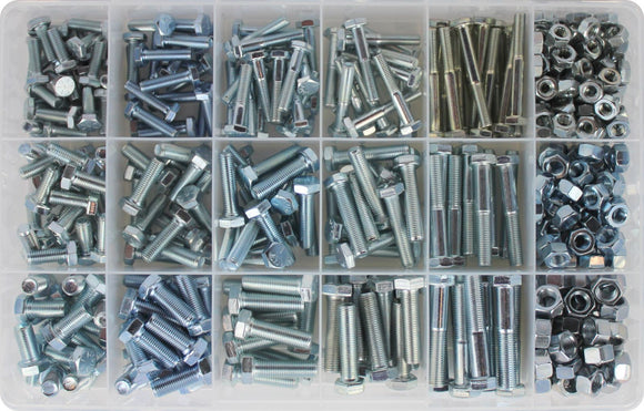 UNF Nut & Bolt Assortment Kit (Approx Qty 425)