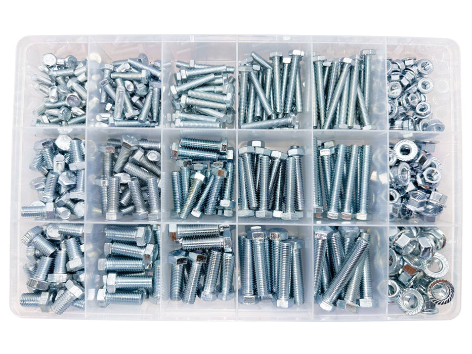 Metric Nut & Bolt Assortment Kit (Approx Qty 505)