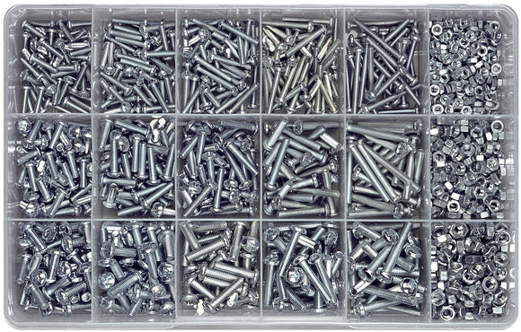 Phillips Head Metric Metal Thread Assortment Kit (Approx Qty 1190)