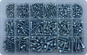 Socket Head Cap Screw Assortment Kit - Series 2 Zinc (Approx Qty 614)