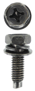 Sems - M6 X 16mm Sems Black Combination Head 2 Washer (Qty 20)