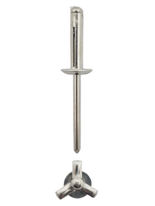 Tri Fold Rivet 6-10 - Aluminium Rivet (Qty 500)