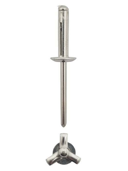 Tri Fold Rivet 6-10 - Aluminium Rivet (Qty 12)