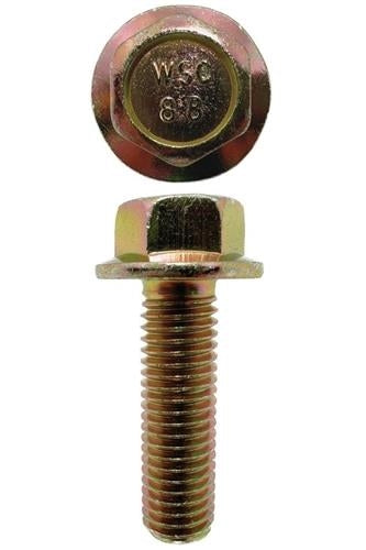 M12 X 40mm X 17mm A/F Non-Serrated 1.75 Pitch Hex Flange Set Screw Coarse (Qty 200)