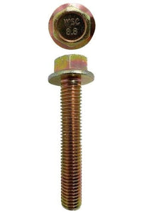 M12 X 70mm X 17mm A/F Non-Serrated 1.75 Pitch Hex Flange Set Screw Coarse (Qty 200)