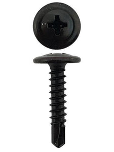 8g X 3/4 Or 8-18 X 20mm Button Head Self Driller Black (Qty 2,000)