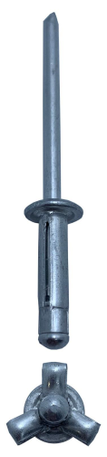 Tri Fold Rivet 5-6 - Aluminium Rivet (Qty 15)