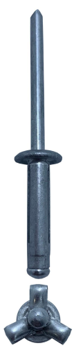 Tri Fold Rivet 6-12 - Aluminium Rivet (Qty 10)