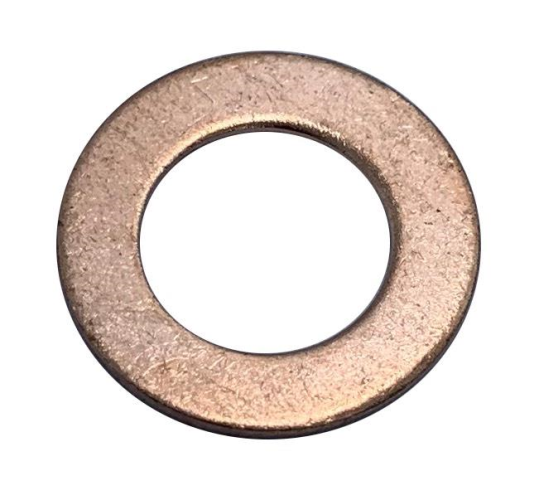 Copper Flat Washer 8mm X 14mm (Qty 25)