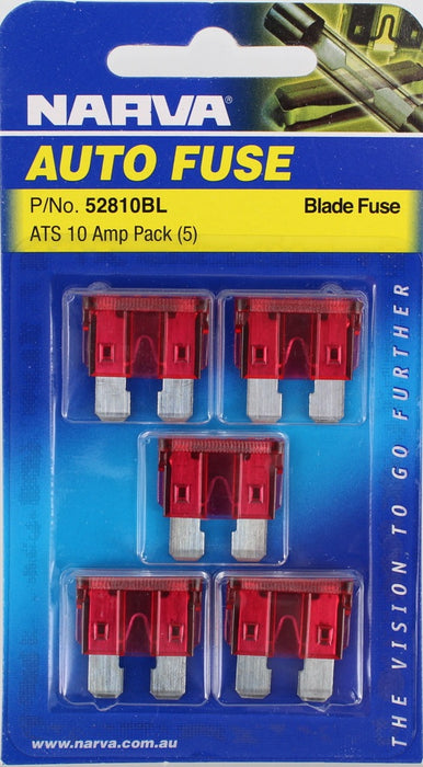 Ats Blade Fuse 10amp (Qty 5)