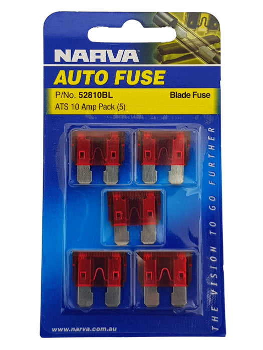 Ats Blade Fuse 10amp (Qty 5)