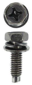 Sems - M6 X 16mm Sems Black Combination Head 2 Washer (Qty 500)