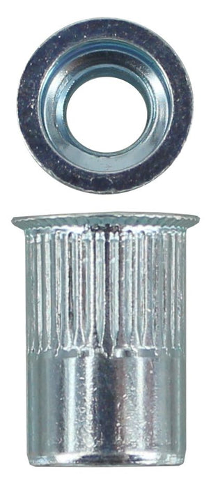 M6 Flush Splined Steel Rivnut (Qty 25)