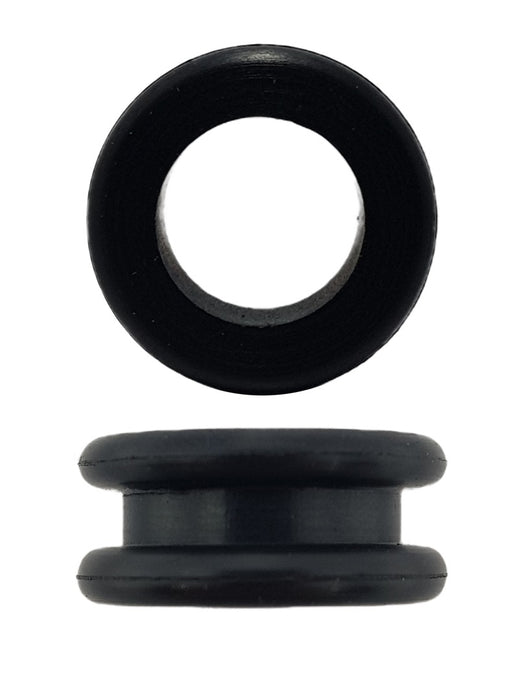 Rubber Electrical Wiring Grommet 12mm Hole Size, 10mm Id, 17mm Od (Qty 12)