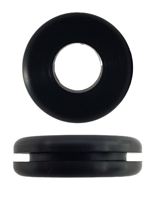 Rubber Electrical Wiring Grommet 19mm Hole Size, 11mm Id, 25mm Od (Qty 8)