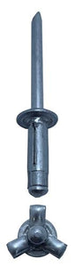 Tri Fold Rivet 6-6 - Aluminium Rivet (Qty 200)